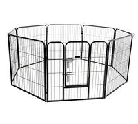 Kerbl 80577 Dog and Puppy Enclosure 80 x 77 cm 8 Panels with Door 20.12 kg