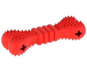 Kerbl Bone Toyfastic Fillable, Red, 17X6X4Cm