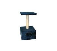 Kerbl Cat Amethyst Scratching Post, 31 x 31 x 57 cm, Dark Blue