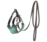 Kerbl Cat Harness with Lead 120 cm Soft Mesh Turquoise