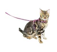 Kerbl Cat Harness with Leash, 120 cm x 10 mm, Pink