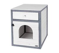 Kerbl Cat House, 45 x 58 x 60 cm, White/Grey
