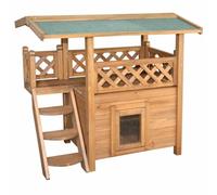 Kerbl Cat House Lodge, 77 x 50 x 73 cm, Brown