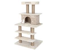 Kerbl Chillout Lounge Cat Tree, 70 x 59 x 136 cm, Beige/Brown
