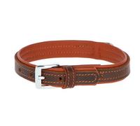Kerbl Vegas High Quality Collar, 25 mm/ 37 - 43 cm Neck Circumference, Brown