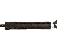 Kerbl Detachable Faux Fur Head Collar - Black, Size 2