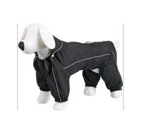 Kerbl Dog Raincoat Manchester, Black Size L Large Reflective