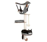 Kerbl Dolomit Tofana Pro Wall-Mounted Cat Tree, 140 x 75 cm, Grey