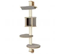 Kerbl Dolomit Tofana Wall-Mounted Cat Tree, 168 x 75 cm, Grey