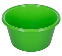 Kerbl Feeding Bowl, Green, Diameter 31.5 cm x 16.7 cm, 8 Litres, Plastic, Horses, Calves, Impact Resistant, Temperature Resistant