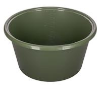 Kerbl Feeding Bowl, Olive Green, Diameter 31.5 cm x 16.7 cm, 8 L, Plastic, Horses, Calves, Impact Resistant, Temperature Resistant