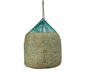 Kerbl Hay Net for Round Bale for Hanging (Mesh Size 4.5 x 4.5 cm, Diameter 150 cm/Height 180 cm, Green, Close-Mesh Feed Net, for Horses, Extension of Feeding Times) 321606