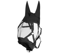 Kerbl Headcollar with Integrated Fly Protection Mask Pony (Insect Mask in Black, 31 x 22 x 7.5 cm Fly Cover Made of Lycra Material) 3228236