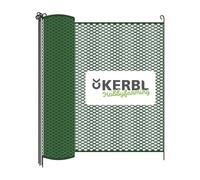 Kerbl Hobbyfarming Multifence Universal Fence 25 m Long 0.90 m High 15 Mounting Poles 30 U-Pegs Green