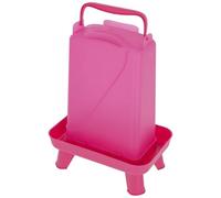 Kerbl Hobbyfarming Poultry Drinker 5.5 L Rectangular Plastic Pink