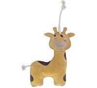 Kerbl KniStar Giraffe Horse Toy (Boredom Occupancy, with Coconut Fibre Filling & Crackling Bottle, Sturdy Suede, Flat Design with Ropes, Hanging) 3230301