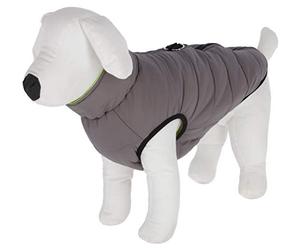 Kerbl Maxi-Pet Charmonix 80659 Quilted Coat Grey/Neon/Yellow 35 cm S