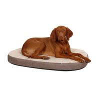 Kerbl Memory-Foam Mattress Oval, 72X52X8Cm, Grey/beige
