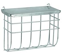 Kerbl Metal Hayrack with Cover, 25 x 17 cm