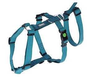 Kerbl Miami Panic Harness (Petrol, Neck Circumference 30-41 cm, Chest Circumference 42-55 cm, Waist Circumference 34-53 cm, Harness) 80041