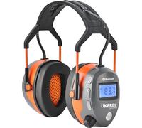 Kerbl Multimedia Ear Defenders with Radio Function Connected to Mobile Phone via Bluetooth with Integrated Microphone for Calling 345131