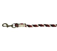 Kerbl Mustang Carabine Lead Rope - Red/Black/White