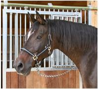 Kerbl Mustang Head Collar - Black/Silver, Size 3
