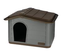 Kerbl Paola Eco 81341 Cat House, Mediterranean Look, Recycled Plastic, Grey