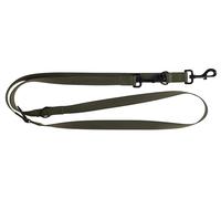 Kerbl Pet Dallas 200cm 25mm Olive Green Reflective Nylon 3 Way Adjustable Lead with Snap Hook for Active Dogs