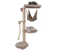 Kerbl Pet Dolomite Grappa Cat Scratching Post for Wall Mounting, Taupe, 80 x 66 x 158 cm, Sisal Columns, Cats, Space-Saving Mountable