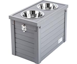 Kerbl Pet ecoFLEX® Feeding Station - 2 x 1.2l, 54 x 30 x 39.5cm (L x W x H)