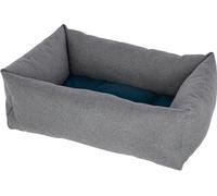 Kerbl Pet Ely Cuddly Bed, Grey/Petrol, 60 x 70 cm