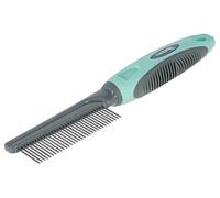 Kerbl Pet Fine Fur Comb 21 cm Turquoise Grey