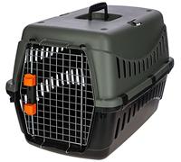Kerbl Pet IATA 3 Cat, Dog Transport Box 60x40x38.5cm Grey-Green Modern Outdoor Air Travel