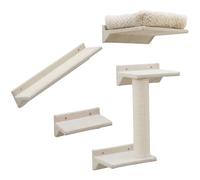 Kerbl Pet Monte Prado Climbing Wall Scratching Post Cat Climbing Wall Scratching Post Wall Mounted Cat Walk Cat Cuddly Bed Sisal Beige