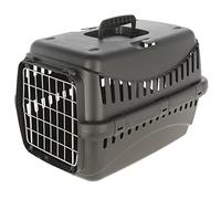 Kerbl Pet Transport Cage Expedion Eco, 100% Recycled Plastic, Black, Large, Dog, Cage, Animal Carrier, Car, Hiking