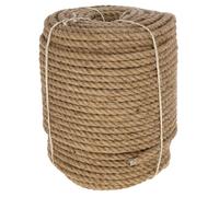 Kerbl Play Rope Jute, Activity Material Pigs, Natural Material, Diameter 10 mm, 220 m Roll, Organic, Biodegradable, Fibre-Rich
