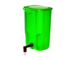 Kerbl Rabbit Plastic Drinking Trough, 1000 ml, Green