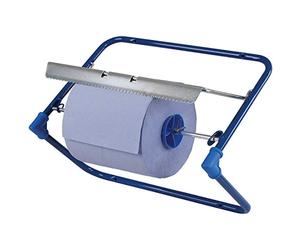Kerbl Roll Holder For Wall Mounting, Blue, For Cleansing Roll