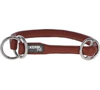 Kerbl Roma Round-Leather Choker, 55 cm, Cognac