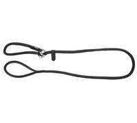Kerbl Pet Round Leather Slip Leash Roma 170cm, 8mm, black