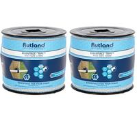 Kerbl Rutland Essentials Poly Tape 12mm (200m),White/Blue (Pack of 2)