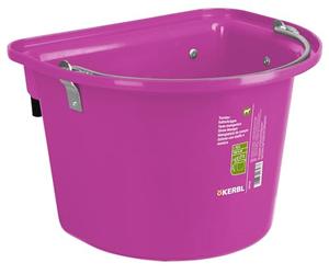 Kerbl Show feed manger pink with hanging hook + handle