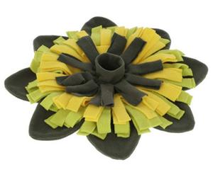Kerbl Snuffle Mat Sunflower Yellow/green, 40Cm