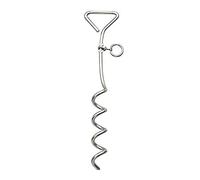 Kerbl Spiral Stake Chrome Plated, 40 cm