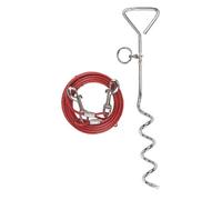 Kerbl Spiral Stake with Yard Lead, 5 mm x 6 m/ 8 mm x 40 cm