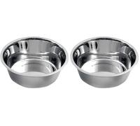 Kerbl Stainless Steel Bowl for Dogs and Apos, 2800 ml (Pack of 2)