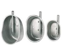 Kerbl Stainless Steel Drinking Bowl for Pigs, 21 x 29 x 16 cm