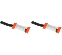 Kerbl Training Dummy with Loop, 16 x 6 cm, White/Orange (Pack of 2)