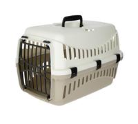 Kerbl Transport Box Expedion with Plastic Door 45 x 30 x 30 cm Cream/ Taupe